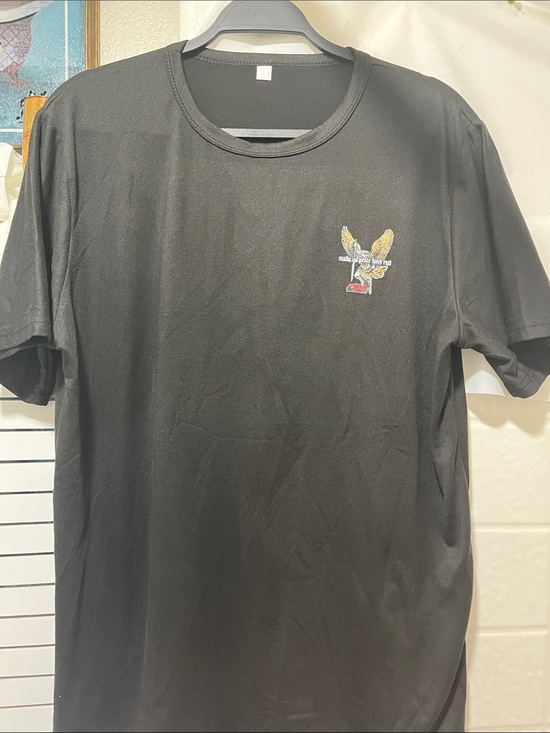 Temu Other - Preowned Like New Saint Michael Saint T-shirt Double Sided  Angel Logo  Size L.